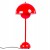 Panton Flowerpot table lamp red