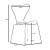 Arne Jacobsen Butterfly Series 7 dining chair dimensions