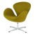 Jacobsen Swan chair olive green 15