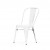Xavier Pauchard Tolix terrace chair no armrests glossy white