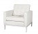 Florence Knoll lounge chair leather white