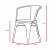 Xavier Pauchard Tolix terrace chair with armrests dimensions