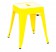 Xavier Pauchard Tolix stool 45cmglossy yellow