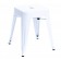 Xavier Pauchard Tolix stool 45cm glossy white