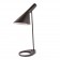 Arne Jacobsen AJ tafellamp zwart