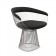 Platner Wire Armchair SMALL-CHROME cashmere black