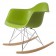 Eames schommelstoel RAR PP groen