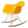 Eames schommelstoel RAR PP geel