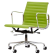 Eames bureaustoel EA117 leder groen