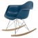 Eames schommelstoel RAR PP oceaanblauw