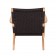 Wegner Easy chair natural black cord