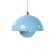 Verner Panton Flowerpot hanglamp blauw