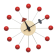 Nelson Ball Clock red