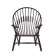 Peacock lounge chair BLK-BLK