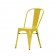 Xavier Pauchard Tolix terrasstoel zonder armleuning glanzend geel
